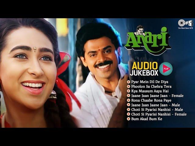 Anari Movie All Songs | Venkatesh & Karisma Kapoor | Bollywood 1993 Old Movie Songs | Audio Jukebox