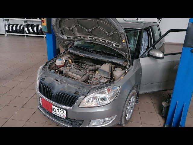 Вода в багажнике Skoda Fabia, как устранить