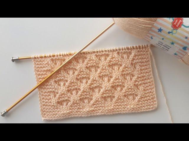 Kolay Örgü Modeli / İki Şiş Yelek Modelleri / Knitting Crochet