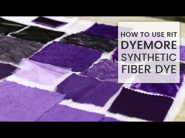 How to Dye Fabric: Rit DyeMore Synthetic Dye