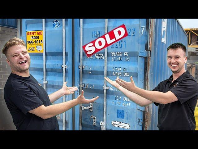 We Bought A Shipping Container for Storage!