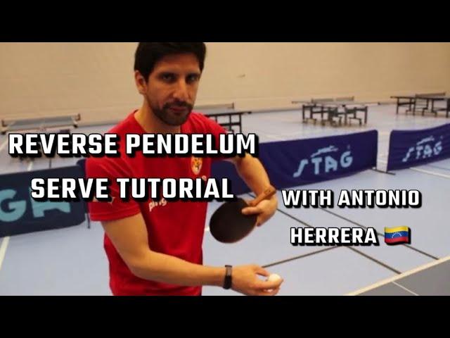 REVERSE PENDELUM SERVE TUTORIAL | Antonio Herrera | Venezuela national team | Advanced level