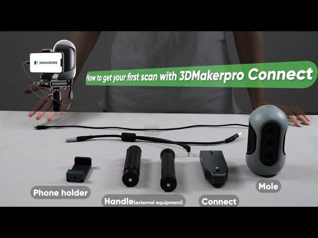 How to get your first scan with 3DMakerpro Connect | JMStudio Mobile