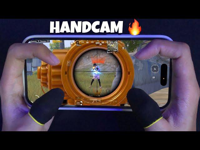 Best HANDCAM 4 Finger + Gyroscope | iPhone 14 Pro ️ PUBG Mobile