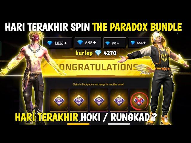 ALL IN 4300++ DIAMOND DI HARI TERAKHIR SPINAN THE PARADOX BUNDLE, KIRA KIRA HOKI / RUNGKAD?? 