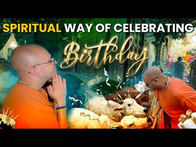 Spiritual Way of Celebrating Birthday || HG Amogh Lila Prabhu