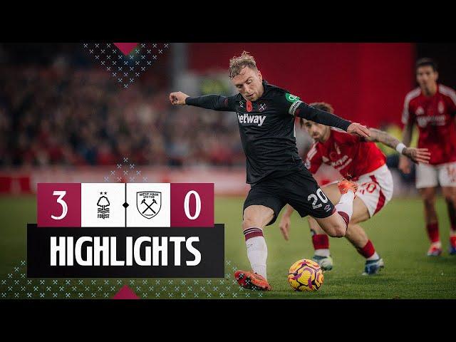 Nottingham Forest 3-0 West Ham | Premier League Highlights