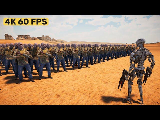 T-800 Terminator vs 1000 Every Unit — Ultimate Epic Battle Simulator 2 — UEBS 2