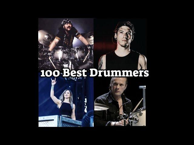 Top 100 Best Rock/Metal Drummers of All Time