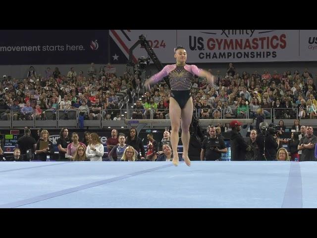 Leanne Wong  - Floor Exercise -  2024 Xfinity U.S. Championships  - Senior Women Session 2 Day 2