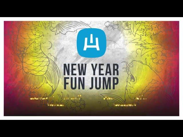 New Year Fun Jump in Niseko Hanazono Resort