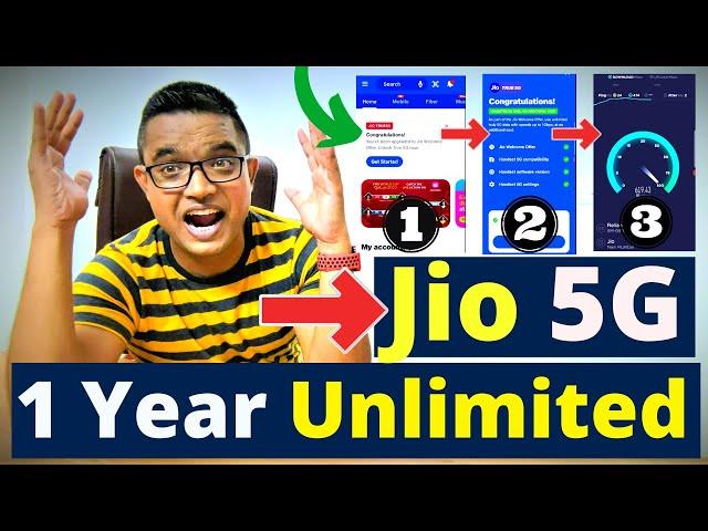 Jio 5G 1 Year Unlimited Data Plans | Jio 1 Year Free 5G Service | Jio 5G Unlimited Plans 2023