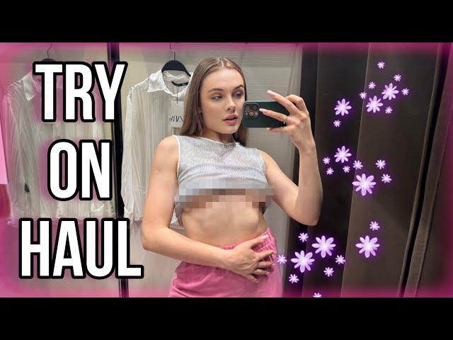 [4K] Transparent Try on Haul 2024 | Transparent Fabric clothes with Karen
