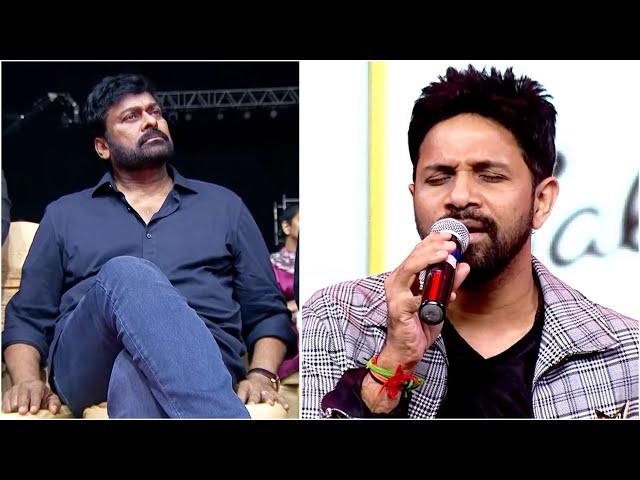 Megastar Chiranjeevi Impressed With Singer Karthik's Magical Performance At South Awards Show