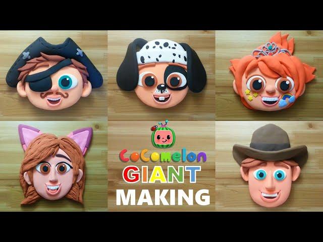 GIANT halloween cocomelon family clay making collection 코코멜론 거대 가족 할로윈 클레이로 만들기 모음