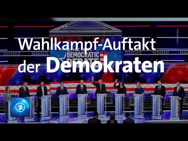 US-Wahlkampf 2020: Kandidaten der Demokraten stellen sich vor