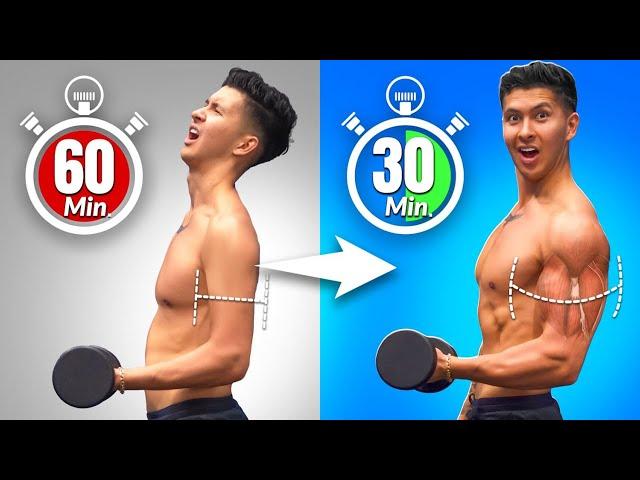  ¡Consigue MÁS crecimiento en MENOS tiempo! ⏱️ (3 Trucos para el Gym) 