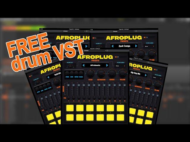 FREE drum vst - AFROPLUGIN ( Is it any good? )