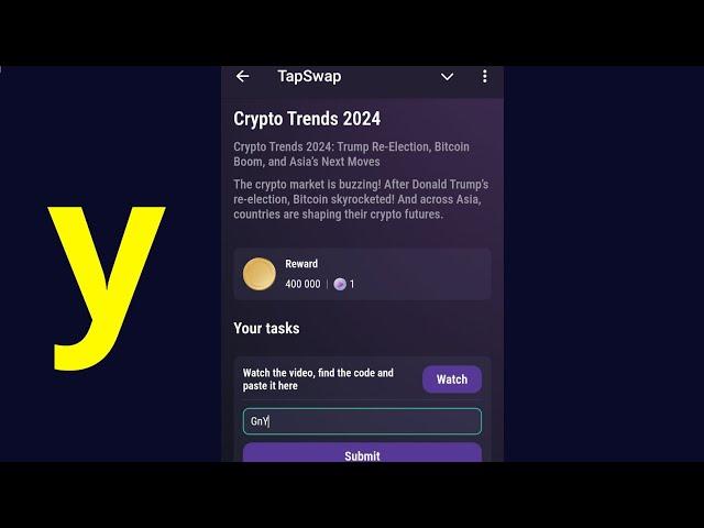 Crypto Trends 2024 | Tapswap Code