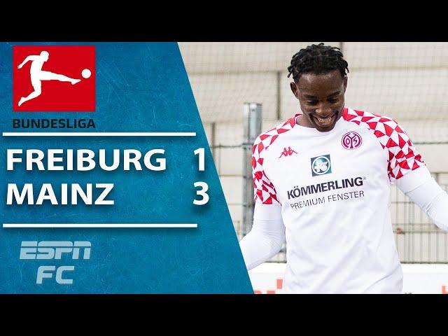 Mainz cruises past Freiburg on Jean-Philippe Mateta's hat trick | ESPN FC Bundesliga Highlights