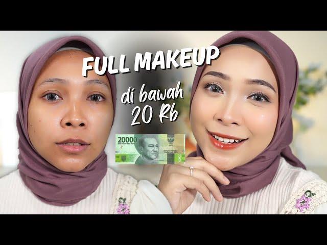 MURAH GAK MASUK AKAL !!! TUTORIAL MAKEUP PAKE PRODUK BELASAN RIBU ! Emang bisa?