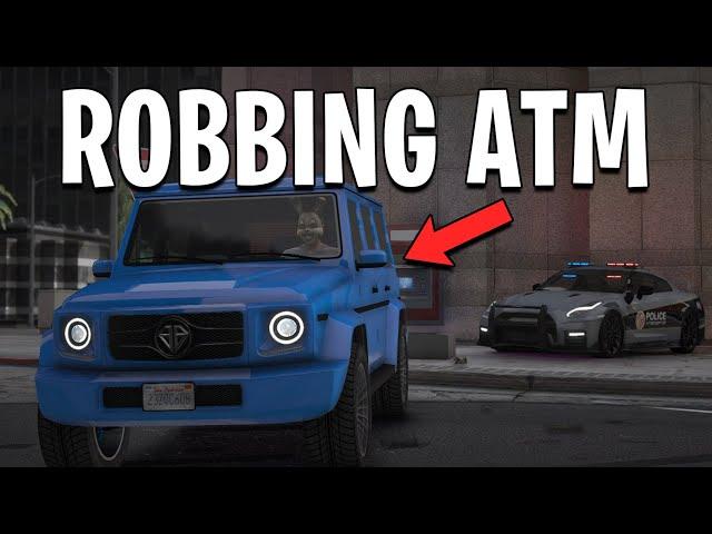 Robbing ATMs in GTA 5 RP