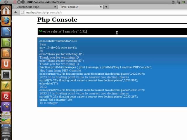 Lite Console for PHP