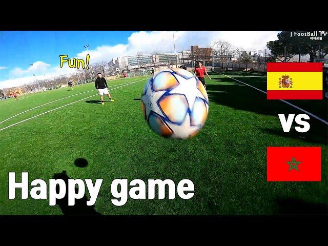 I Played 11vs11 against the Moroccan team in Spain team EP.3