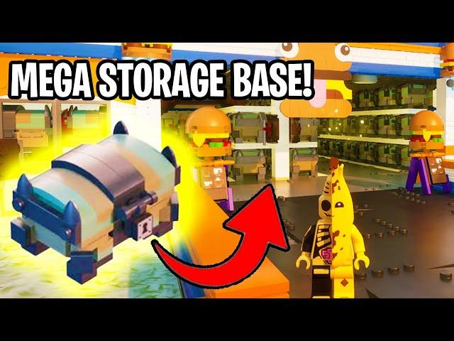 Mega Storage Base Tour + Tutorial for LEGO Fortnite!