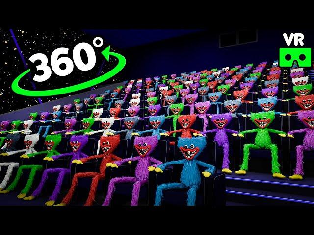 Huggy Wuggy 360° - CINEMA HALL 7 VR/360° ANIMATION | Kissy Missy - Poppy Playtime