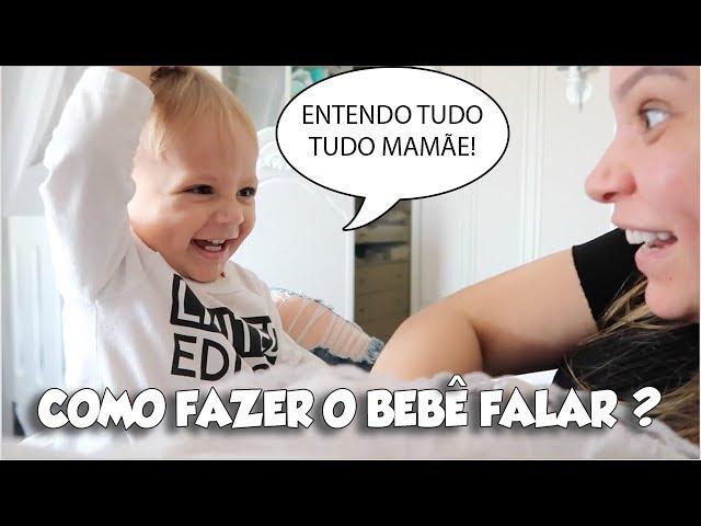 CONVERSANDO COM BEBÊ de 1 ANO