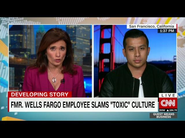 Kevin Pham Announcing "Close Your Wells Fargo Account Day" on CNN