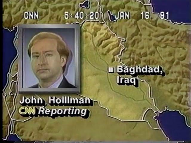 Operation Desert Storm Begins, CNN Breaking News, January 16, 1991