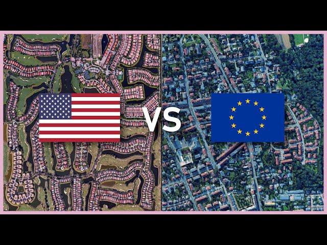 American vs. European Suburbs (and why US suburbs suck)