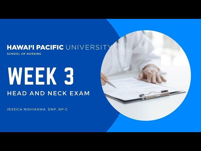 Assessment of the Head and Neck Lecture