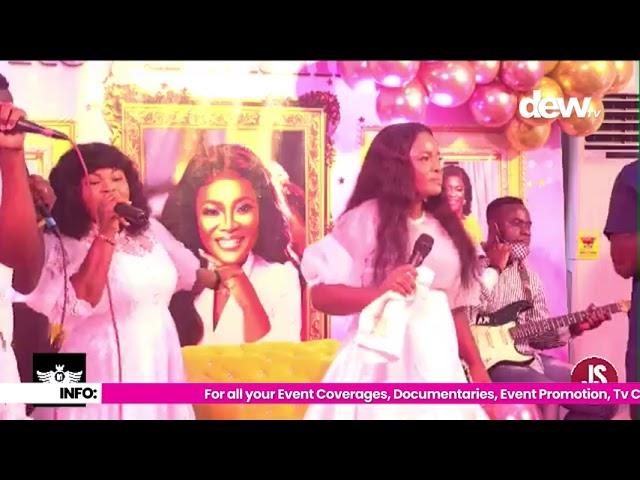 Ohemaa Mercy's performance with the Royals at The Living room Experience. (Happy birthday)