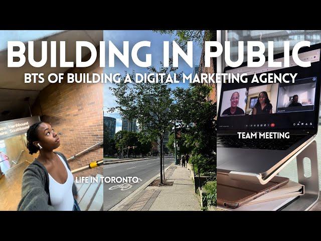 a realistic week building a social media marketing agency in toronto | budgeting + building our team