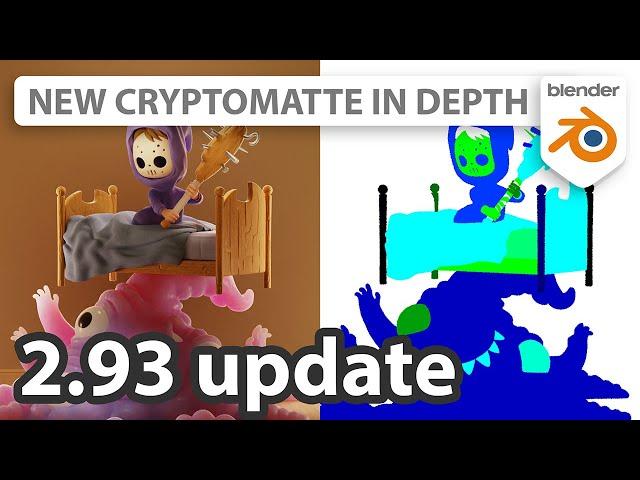 New Cryptomatte Workflow in Blender 2.93: In Depth Tutorial