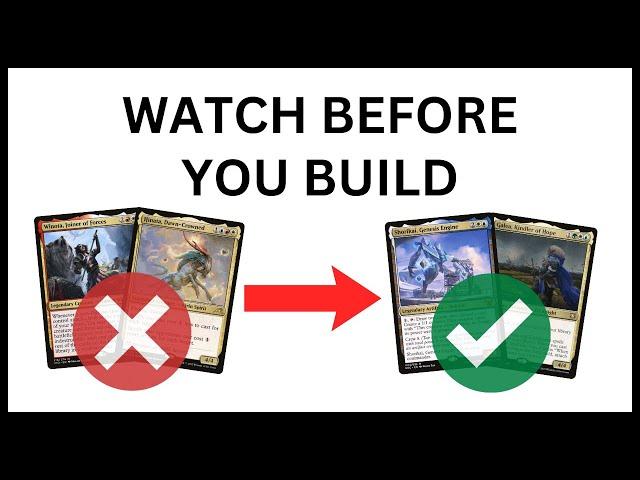"Your deck should work without your commander."