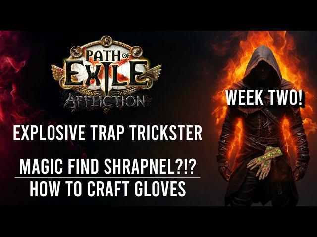 PoE 3.23 | Explosive Trap Trickster - Self-Chill, Glove Craft, Magic Find Shrapnel
