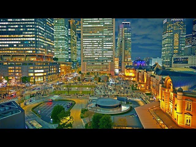 東京駅～銀座 Xmas 2024 /  1 h 43 min. - Night walk from Tokyo Station to Ginza, Japan (Dec. 25, 2024)