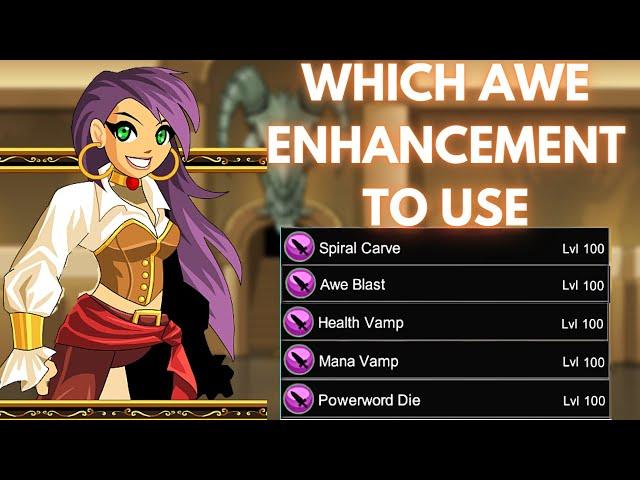 AQW How To Get Awe Enhance + Awe Enhancements Explained