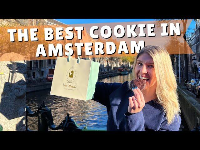 Is this the best cookie in AMSTERDAM?? | Amsterdam Travel Vlog