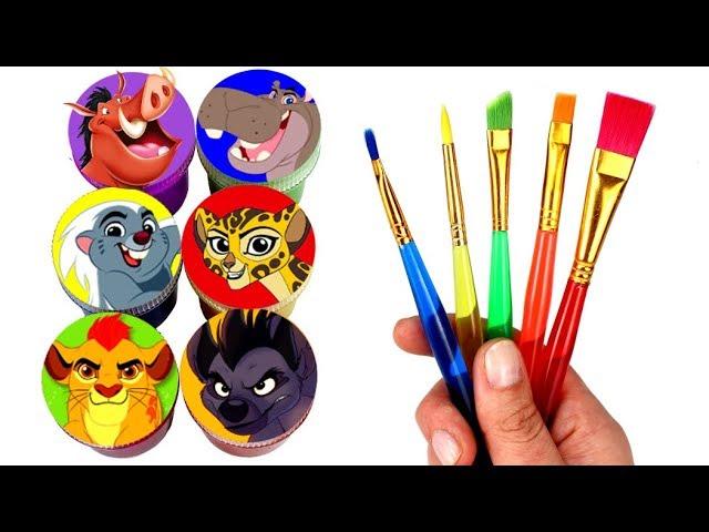 How to Draw Lion Guard Characters | Lion Guard Drawing & Painting for Kids