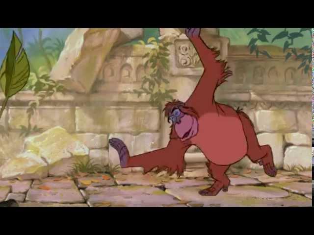 The Jungle Book. I wanna be like you. King Louis