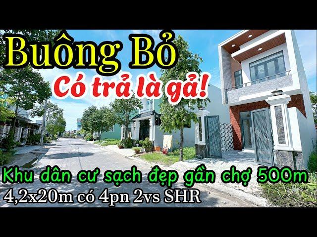  ĐỘC VÀ LẠ vì vừa RẺ vừa DẸP- Khu dân cư sạch đẹp gần chợ 500m tiện ích đầy đủ- CÓ TRẢ LÀ GẢ LUÔN