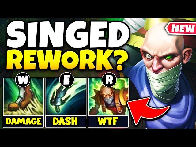 This Singed rework is literally EXACTLY what he needed... (CAST ULT ON ALLIES?!)