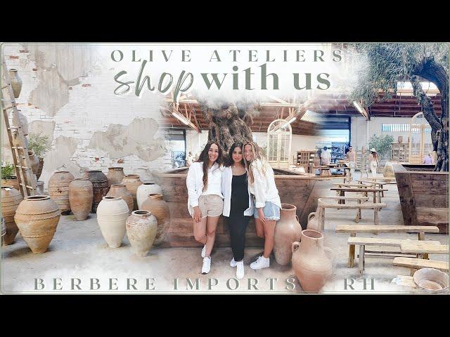 DREAM HOME DECOR SHOP WITH ME! olive ateliers, berbere imports, RH, & more! early FALL decor