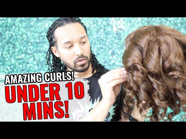 How to curl hair FAST!