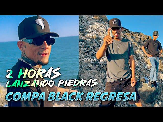 Competencia lanzamiento de piedras / Compa Black regresa - VLOG